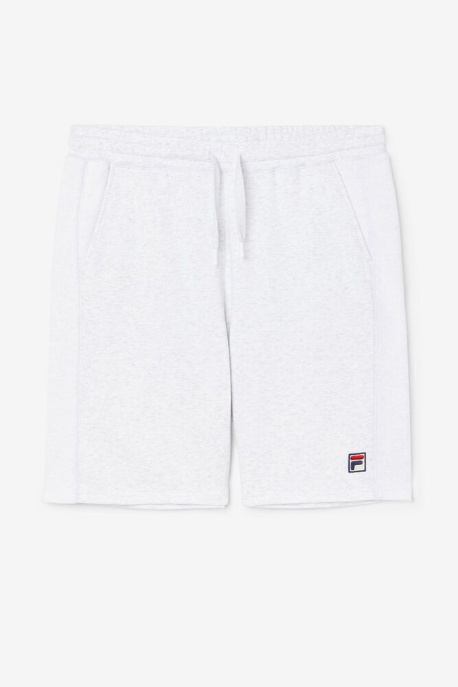 Fila Shorts Mens White - Petey - Philippines 6750419-PY